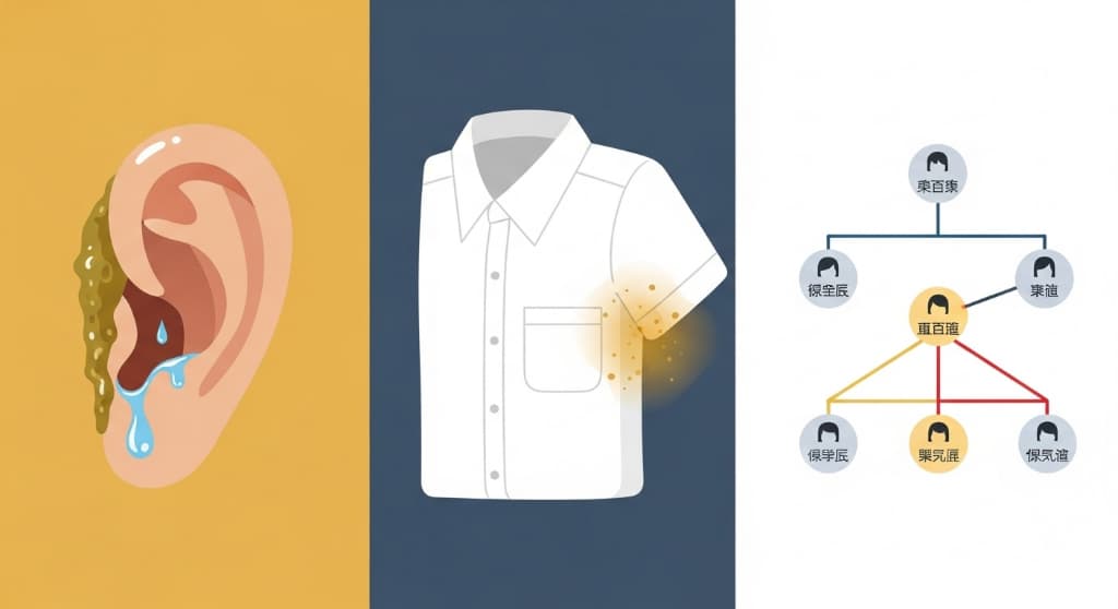 特に重要なワキガ体質の3大指標