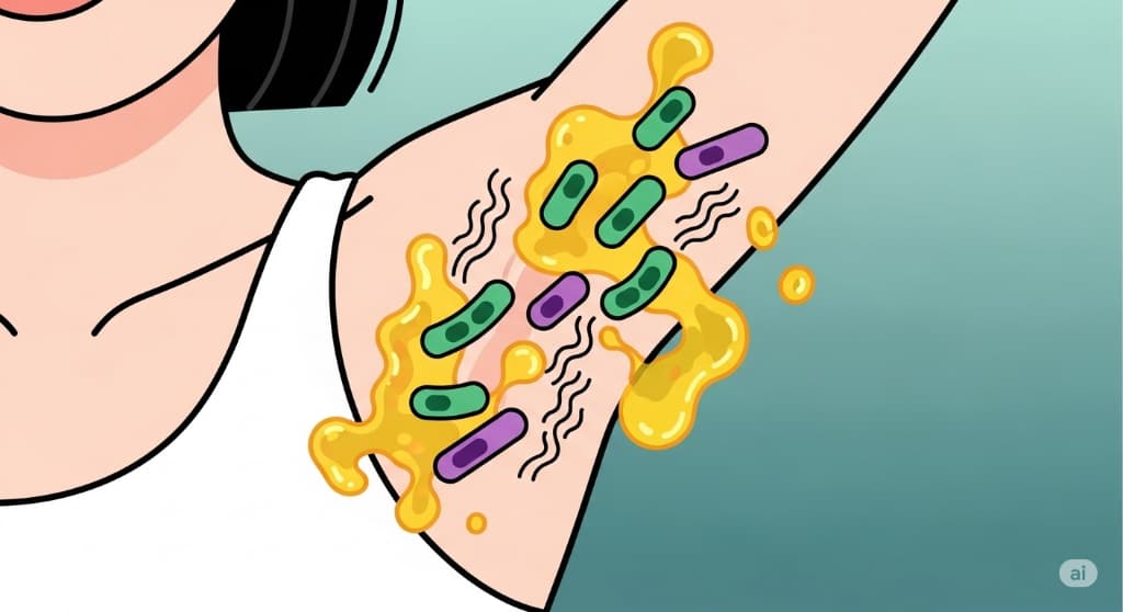 ニオイを発生させる常在菌と皮脂の役割