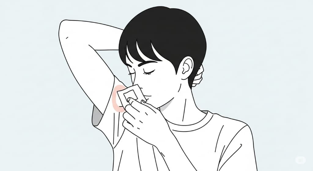 ガーゼテストで匂いを客観評価